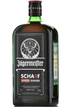 Jagermeister Scharf - ликер Ягермайстер Шарф 0.7 л + стопка