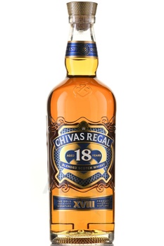 Chivas Regal 18 Years Old - виски Чивас  Ригал 18 лет 0.75 л в п/у