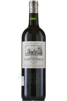 Chateau Cantemerle Grand Cru Classe Haut Medoc AOC - вино Шато Кантемерль Гран Крю Классе АОС О-Медок 0.75 л красное сухое