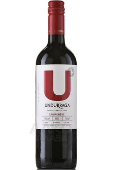 Undurraga Carmenere - вино Ундуррага Карменер 0.75 л красное сухое
