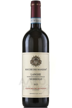 Rocche dei Manzoni Langhe Nebbiolo - вино Рокке деи Манзони Ланге Неббиоло 0.75 л красное сухое