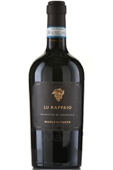 Masca del Tacco Lu Rappaio Primitivo di Manduria - вино Маска дель Такко Лу Раппайо Примитиво Ди Мандурия 0.75 л красное полусухое