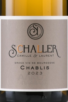 Schaller Camille & Laurent Chablis - вино Шаллер Камилль Эт Лоран Шабли 0.75 л белое сухое