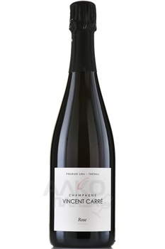 Vincent Carre 1er Cru Trepail Rose - шампанское Венсан Карре Премьер Крю Трепай Розе 0.75 л розовое экстра брют
