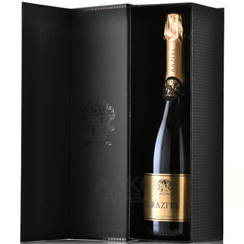 Razi’el Extra Brut - вино игристое Разиэль 0.75 л белое экстра брют в п/у