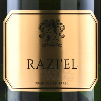 Razi’el Extra Brut - вино игристое Разиэль 0.75 л белое экстра брют в п/у