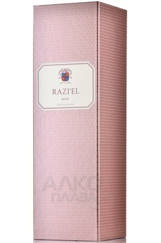 Razi’el Rose - вино игристое Разиэль Розе 0.75 л розовое экстра брют в п/у