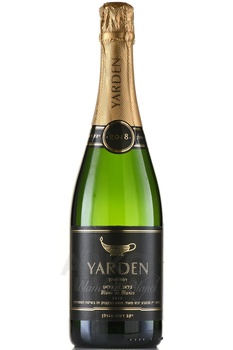 Yarden Blanc de Blancs - вино игристое Ярден Блан де Блан 0.75 л белое экстра брют