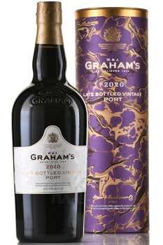 Porto Grahams Late Bottled Vintage 2020 - портвейн Лейт Ботлд Винтаж 2020 0.75 л в тубе