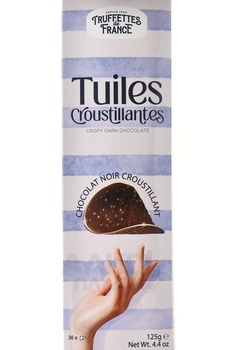 Чипсы Труффеттес де Франс из темного шоколада 125 гр