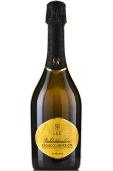 Tallero Prosecco Valdobbiadene Superiore - вино игристое Таллеро Просекко Супериор Вальдоббьядене 0.75 л белое экстра драй