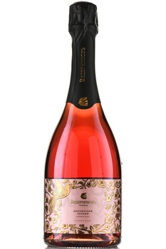 Вино игристое Ведерниковъ Резерв Цимлянский Черный 0.75 л розовое брют