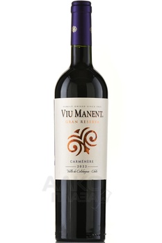 Viu Manent Gran Reserva Carmenere - вино Вью Манент Гран Резерва Карменер 0.75 л красное сухое