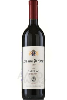 Вино Захария Джорджадзе Саперави 0.75 л красное сухое