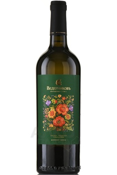 Вино Ведерниковъ Ассамбляж Рислинг Ркацители Сибирьковый 0.75 л белое сухое
