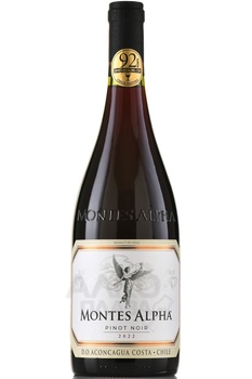 Montes Alpha Pinot Noir - вино Монтес Альфа Пино Нуар 0.75 л красное сухое