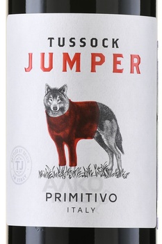 Tussock Jumper Primitivo - вино Тассок Джампер Примитиво 0.75 л красное полусухое