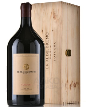 Terre del Bruno Gorgoli Toscana - вино Горголи Тоскана Терре дель Бруно 3 л красное сухое в д/у