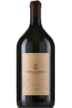 Terre del Bruno Gorgoli Toscana - вино Горголи Тоскана Терре дель Бруно 3 л красное сухое в д/у