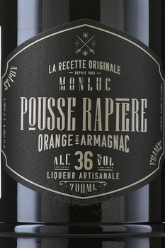 Monluc Liqueur Pousse Rapiere - ликер Монлюк Пусс Рапиер 0.7 л