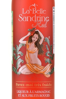 Gerland La Belle Sandrine Red - ликер Жерлон Ла Белл Сандрин Рэд 0.75 л