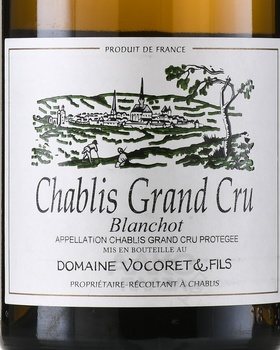 Domaine Vocoret et Fils Chablis Grand Cru Blanchot - вино Домен Вокоре э Фис Шабли Гран Крю Бланшо 1.5 л белое сухое