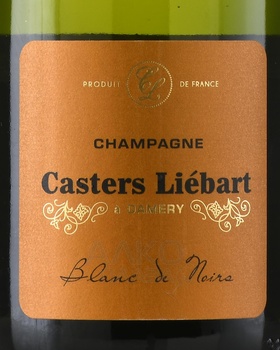 Casters Liebart Blanc de Noirs Brut - шампанское Кастерс Либар Блан де Нуар Брют 0.75 л белое брют