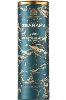 Porto Grahams Late Bottled Vintage - портвейн Лейт Ботлд Винтаж 2020 0.75 л в тубе