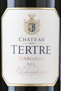 Chateau du Tertre Grand Cru Classe Margaux - вино Шато Дю Тертр Гранд Крю Классе Марго 0.75 л красное сухое