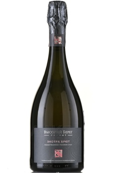 Вино игристое Высокий берег Графит 0.75 л розовое экстра брют