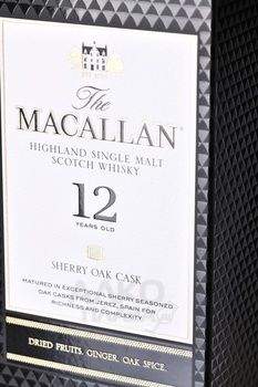 Macallan 12 years Sherry Oak - виски Макаллан 12 лет Шерри Оак 0.7 л
