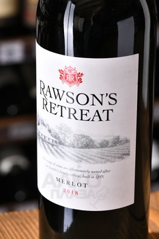 Rawson’s Retreat Merlot - вино Роусонс Ритрит Мерло 0.75 л красное полусухое