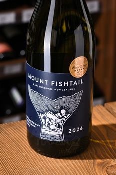 Mount Fishtail Sauvignon Blanc Marlborough - вино Маунт Фиштейл Совиньон Блан Мальборо 2022 год 0.75 л белое сухое