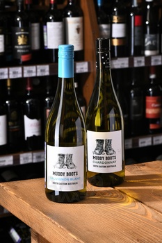 Muddy Boots Sauvignon Blanc - вино Мади Бутс Совиньон Блан 2022 год 0.75 л белое сухое