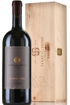 Terre del Bruno Le More Nere Toscana IGT - вино Терре дель Бруно Ле Море Нере Тоскана 1.5 л красное сухое в д/у