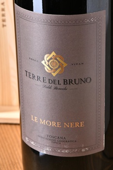 Terre del Bruno Le More Nere Toscana IGT - вино Терре дель Бруно Ле Море Нере Тоскана 1.5 л красное сухое в д/у
