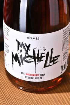 Rebel Apple My Michelle Rose - сидр Рэбель Эппл Май Мишель Розе 0.75 л полусухой