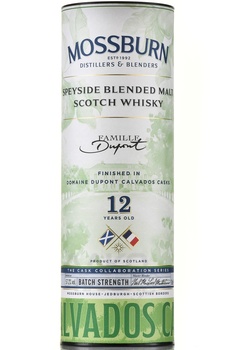 Mossburn Dupont Calvados Cask Finish 12 Year Old - виски Моссберн Кальвадос Дюпонт Каск Финиш 12 лет 0.7 л в тубе
