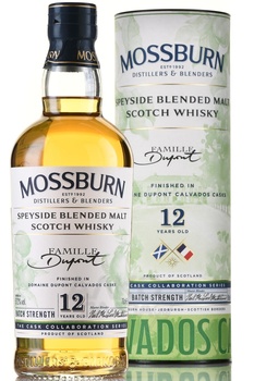 Mossburn Dupont Calvados Cask Finish 12 Year Old - виски Моссберн Кальвадос Дюпонт Каск Финиш 12 лет 0.7 л в тубе
