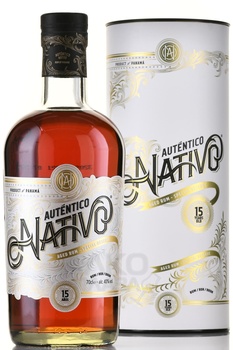 Autentico Nativo Special Reserve in tube - ром Аутентико Нативо Спешл Резерв 15 лет в тубе 0.7 л