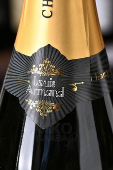 Champagne Louis Armand Brut - шампанское Шампань Луи Арман Брют 0.75 л белое брют