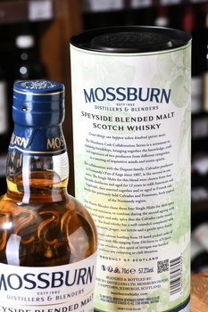 Mossburn Dupont Calvados Cask Finish 12 Year Old - виски Моссберн Кальвадос Дюпонт Каск Финиш 12 лет 0.7 л в тубе