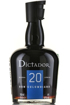Dictador 20 years - ром Диктатор 20 лет 0.7 л в п/у