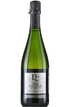 Dom Caudron Demi-Sec Champagne - шампанское Дом Кодрон Деми Сек 0.75 л белое полусухое