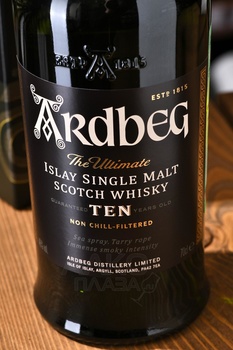 Ardbeg 10 years - виски Ардбег 10 лет 0.7 л