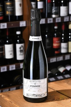 Champagne Ponson Premier Cru - шампанское Шампань Понсон Премьер Крю 0.75 л белое экстра брют