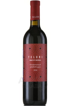 Вино Киндзмараули Телури 0.75 л красное полусладкое