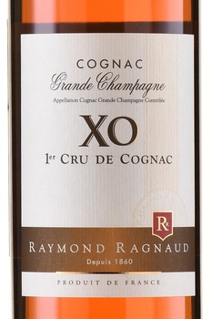 Raymond Ragnaud XO Premier Cru Grande Champagne - коньяк Реймонд Раньо ХО Гран Шампань Премье Крю 0.7 л в п/у