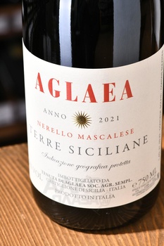 Aglaea Nerello Mascalese Terre Siciliane IGP - вино Аглая Нерелло Маскалезе 0.75 л красное сухое