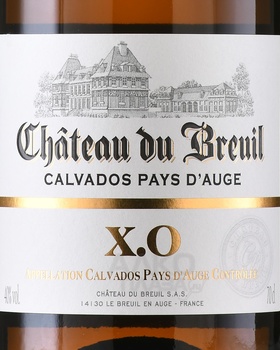 Chateau du Breuil XO - кальвадос Шато дю Брёй ХО 0.7 л в п/у